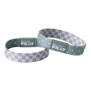 Tap To Pray® Wristband – Cottage & Tile: Medium - Olita Gifts & Goods
