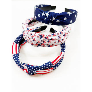 Patriotic Twisted Headband - Olita Gifts & Goods