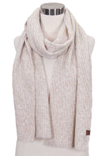 Load image into Gallery viewer, Chain Link Cable Scarf: mulitiple colors
