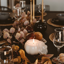 Load image into Gallery viewer, Warm &amp; Cozy Pumpkin Jar Candle
