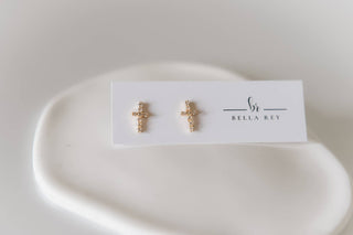 Faith Studs 18K - Olita Gifts & Goods