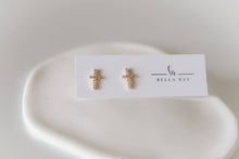 Load image into Gallery viewer, Faith Studs 18K
