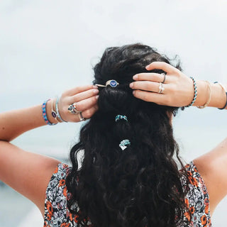 K'lani x Roxy Ocean Bloom Hair Tie Bracelet - Olita Gifts & Goods