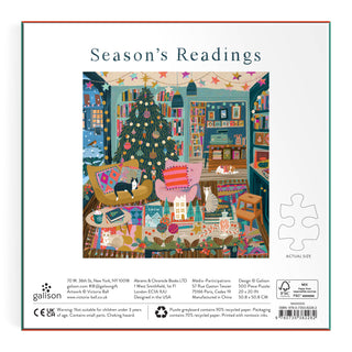 Season's Readings 500 Piece Foil Puzzle - Olita Gifts & Goods