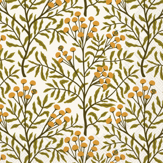 Autumn Acorn Tansy Cocktail Napkins - Olita Gifts & Goods