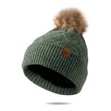 Load image into Gallery viewer, Cable Knit Pom Hat

