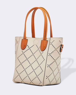 Baby Bermuda Tote Bag - Putty: Vegan - Polyurethane / Women-Owned, Cruelty-Free - Olita Gifts & Goods