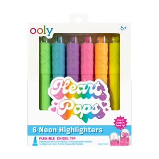 Heart Pops: Neon Highlighters