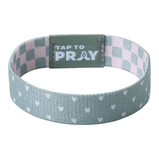 Tap To Pray® Wristband – Cottage & Tile: Medium - Olita Gifts & Goods