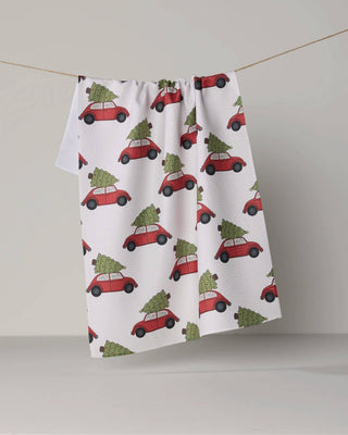 Merry Miles Tea Towel