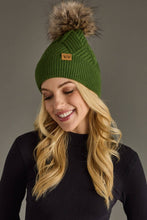 Load image into Gallery viewer, Green Knit Pom Hat
