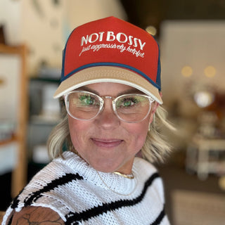 Not Bossy Trucker Hat - Olita Gifts & Goods