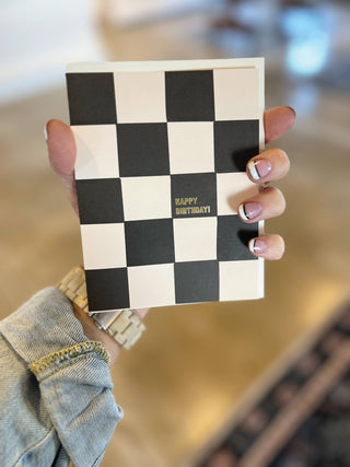Chessboard Birthday Greeting Card - Olita Gifts & Goods