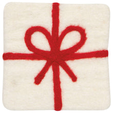 Load image into Gallery viewer, Presents Felt Wool Coaster Set of 4

