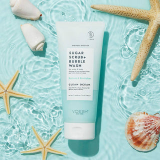 Sugar Scrub + Bubble Wash: Clean Ocean - Olita Gifts & Goods
