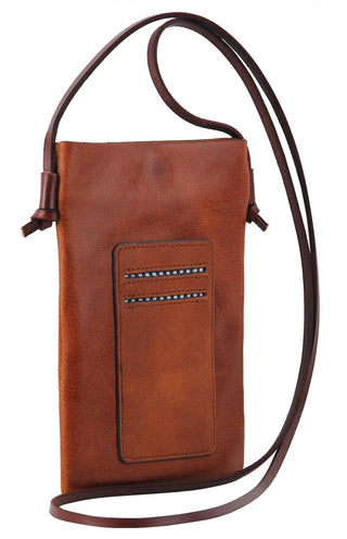 Leather Crossbody Bag | Ready to Go Mini Crossbody: Grey