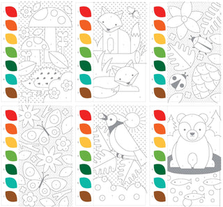 Woodland Paint by Numbers - Olita Gifts & Goods