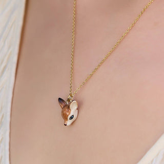 Tiny Deer Head Necklace - Olita Gifts & Goods