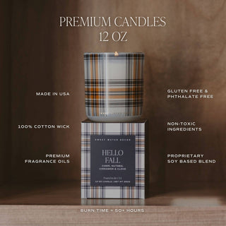 Hello Fall Boxed Soy Candle - Olita Gifts & Goods