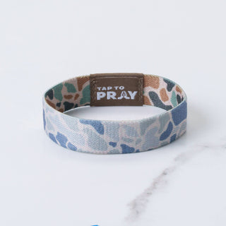 Tap To Pray™ Wristbands - River Rock Camo Classic & Sage: Medium / River Rock Camo Class / Sage - Olita Gifts & Goods