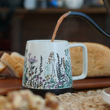 Load image into Gallery viewer, Floral Harmony Stoneware Mug
