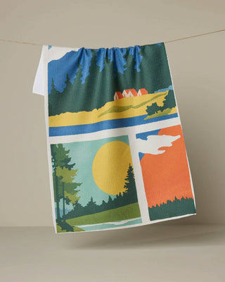 Happy Hiking Tea Towel - Olita Gifts & Goods