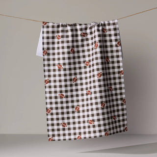 football tea towel