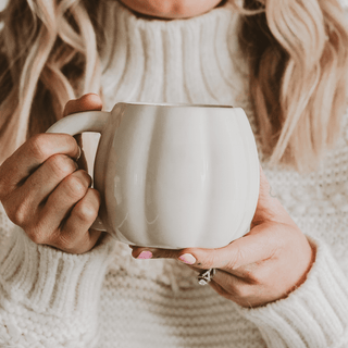 Cream Pumpkin Mug - Olita Gifts & Goods