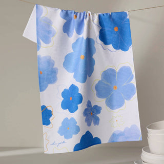 Blue Blossoms Tea Towel - Olita Gifts & Goods