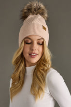 Load image into Gallery viewer, Blush Knit Pom Hat
