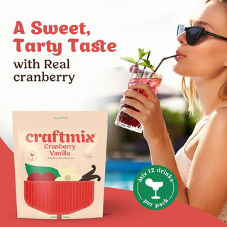 Cranberry Vanilla Cocktail / Mocktail Mixer - 24ct Caddy - Olita Gifts & Goods