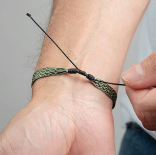 Men's Surfer Waterproof Bracelet | Army Green Bracelet - Olita Gifts & Goods