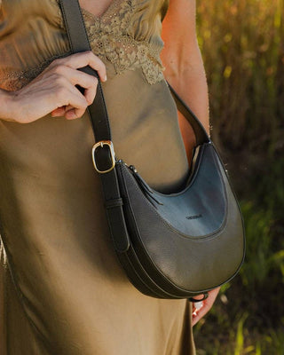 Lane Crossbody Bag - Olive: Vegan - Polyurethane / Women-Owned, Cruelty-Free - Olita Gifts & Goods