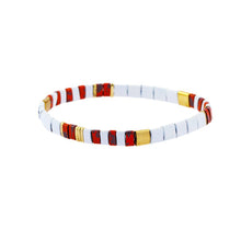 Load image into Gallery viewer, 5MM TILA Beads Beaded Elastic Bracelets - BJ: MIO55654-F

