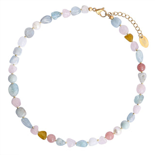 Aqua Rose Serenity Necklace - Olita Gifts & Goods