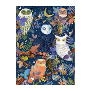Owls at Dawn 1000 Piece Foil Puzzle - Olita Gifts & Goods