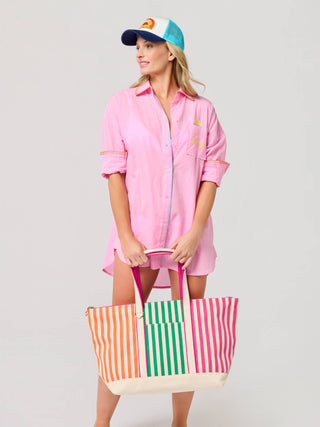 Port Striped Tote - Olita Gifts & Goods