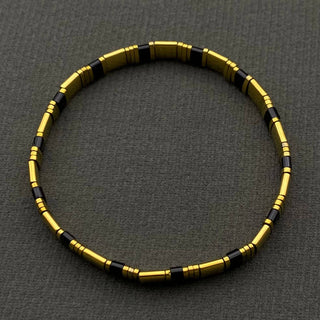 5mm Glass & Hematite Beaded Elastic TILA Bracelets - BJ: E - Olita Gifts & Goods