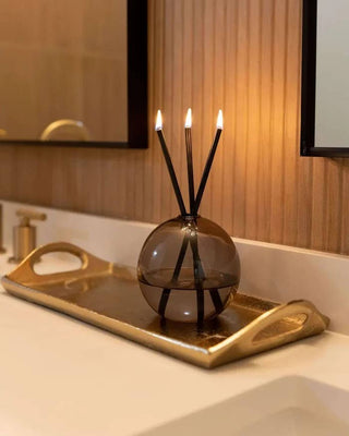 Everlasting Candles – Reusable Steel Oil Candles: Black