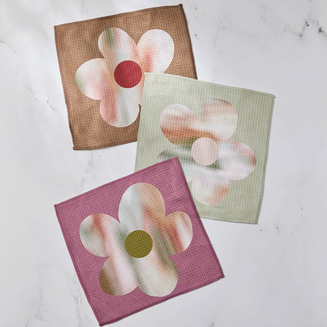 Brushed Bouquet Dishcloth Set