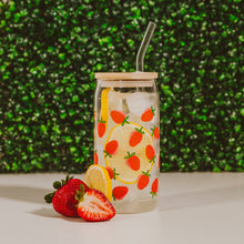Load image into Gallery viewer, Strawberry Can Glass
