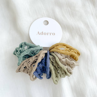 Boho Mesh Hair Tie Set - Olita Gifts & Goods