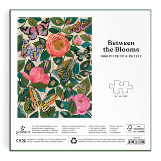 Between the Blooms 1000 Piece Foil Puzzle - Olita Gifts & Goods