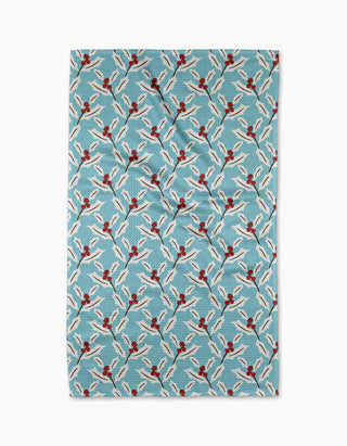 Winter Holly Tea Towel - Olita Gifts & Goods