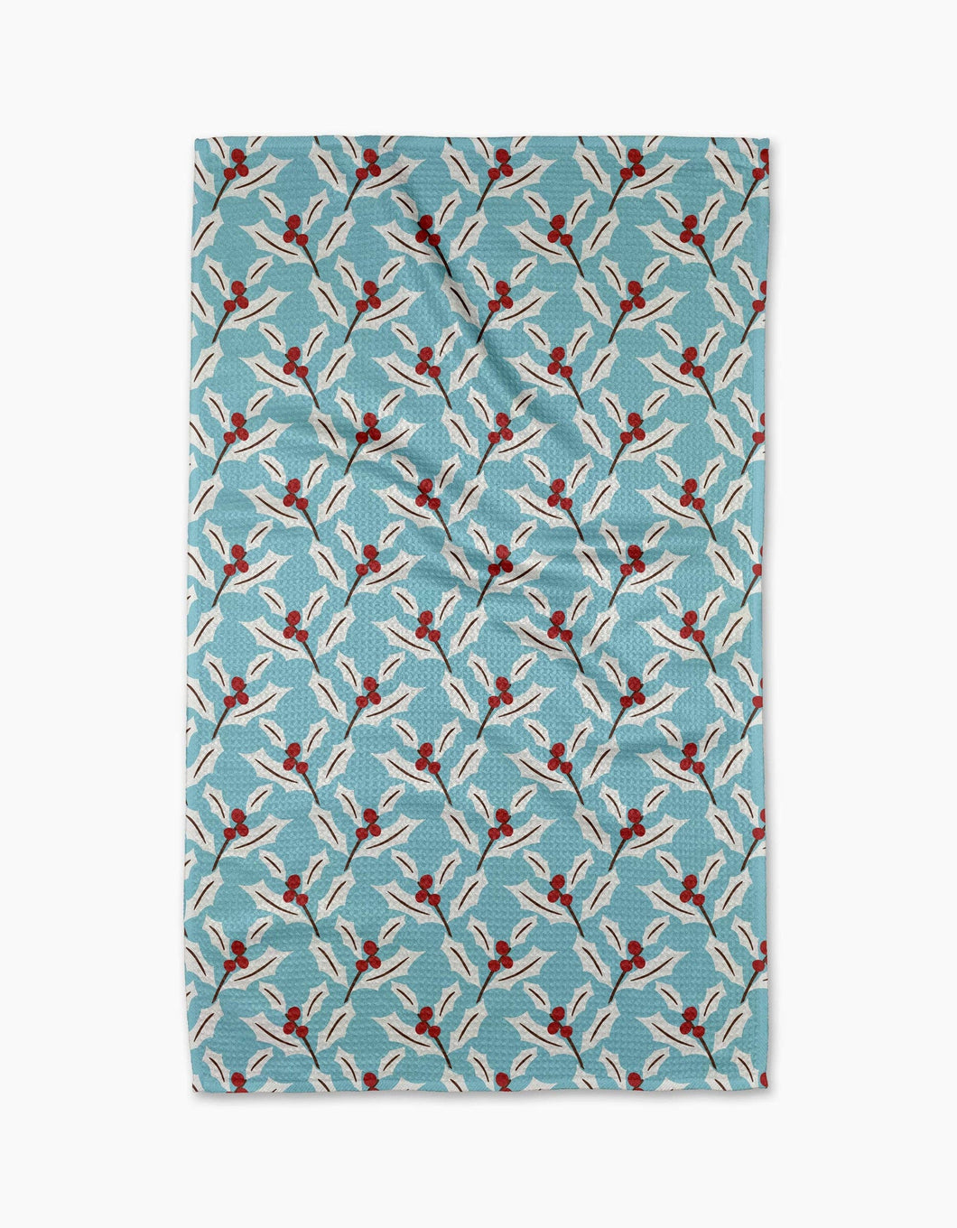 Winter Holly Tea Towel