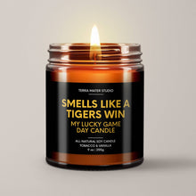 Load image into Gallery viewer, Tigers Lucky Game Day Candle
