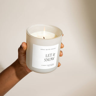 Let It Snow Soy Candle - Olita Gifts & Goods