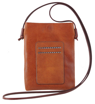Leather Crossbody Bag | Ready to Go Mini Crossbody: Grey