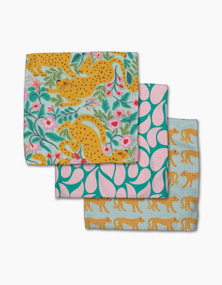 Cheetah Haven Dishcloth Set - Olita Gifts & Goods