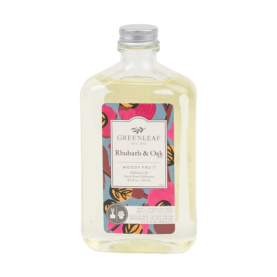 Rhubarb & Oak Flower Diffuser Refill Oil